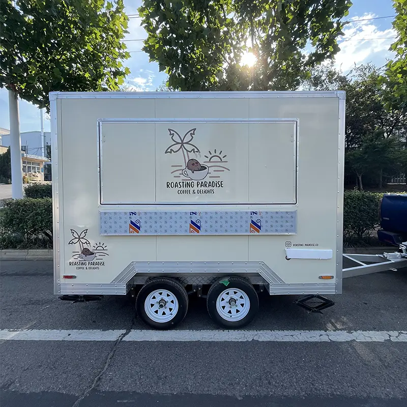 Kommerciel komplet køkken mobil trailer