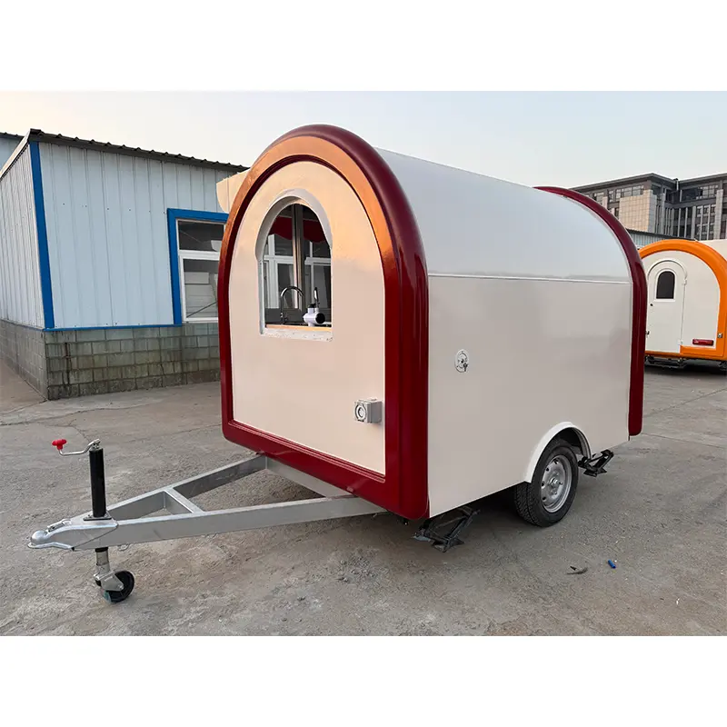 Kompakt Mini Rund Food Trailer
