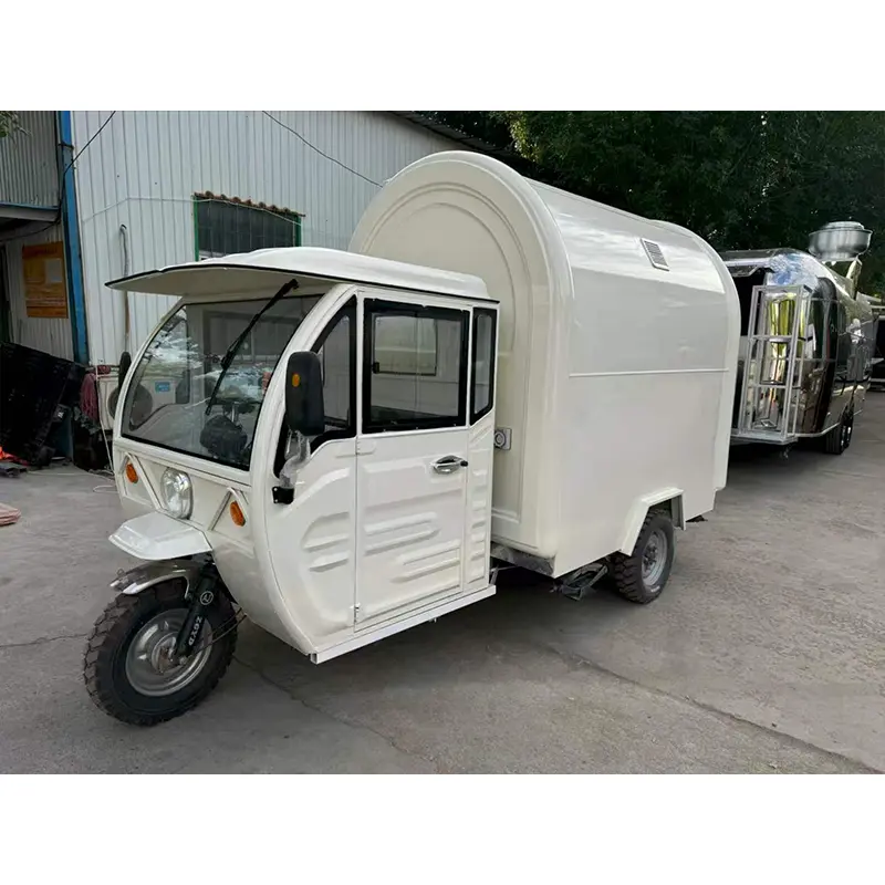 Elektrisk trehjulet mobil madvogn