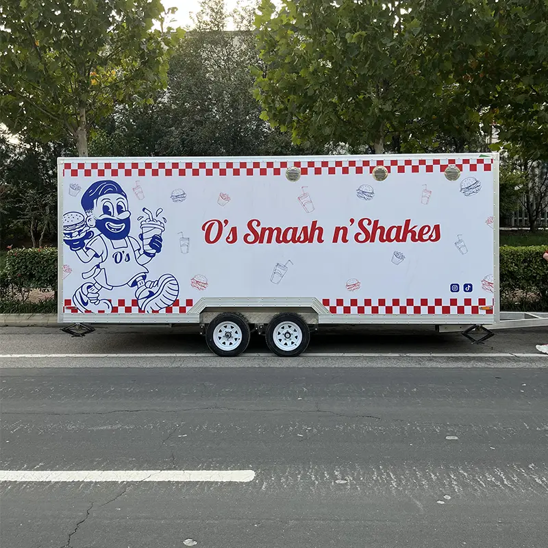 Mobil Bageri og Fast Food Køkken Trailer