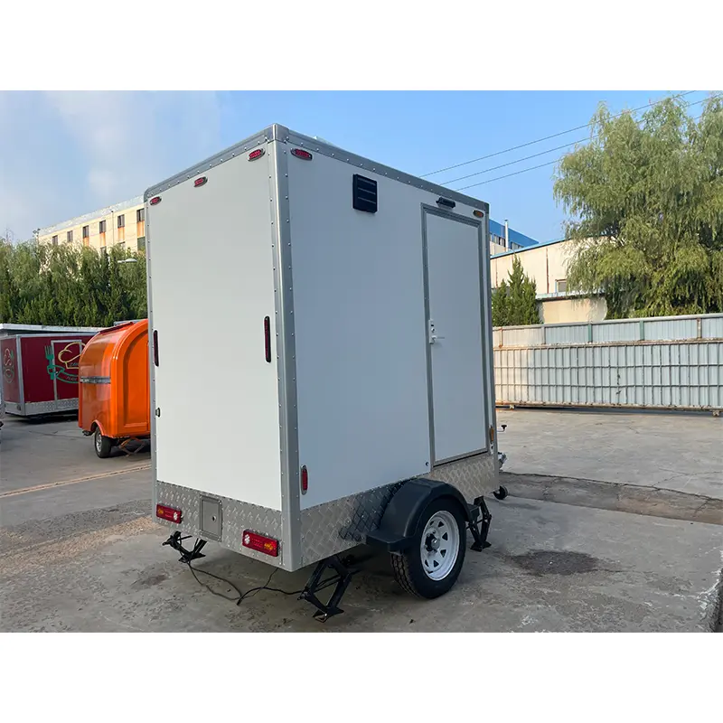 Single Station Mobile Toilet Trailer